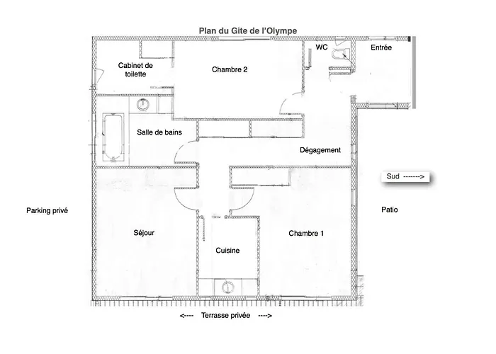 De L'olympe Hébergement de vacances *